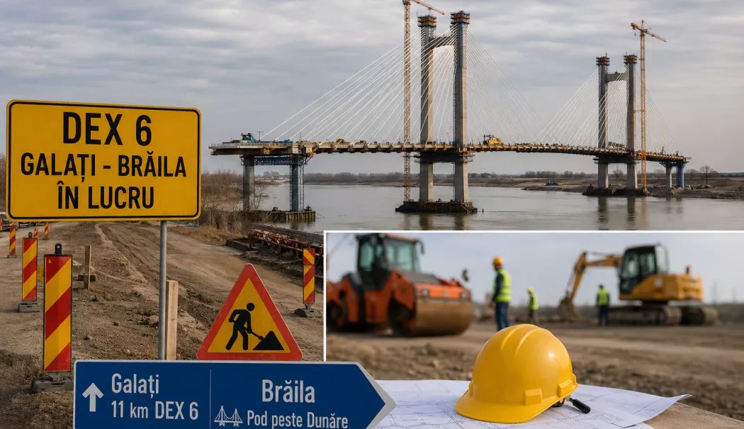 Drumul expres Galați–Brăila, aproape finalizat, dar blocat la 95%. Probleme cu terenul și întârzieri pe șantier