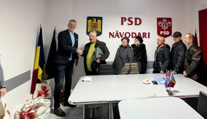 PSD Năvodari, cadouri pentru vârstnicii din localitate înscrişi în partid