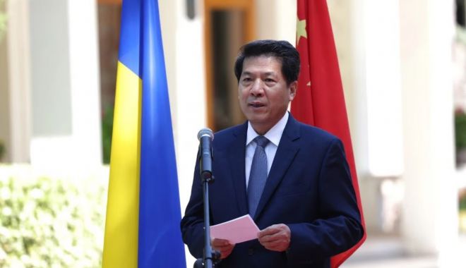 Primul oficial chinez de rang înalt care vizitează Ucraina, de la începutul războiului