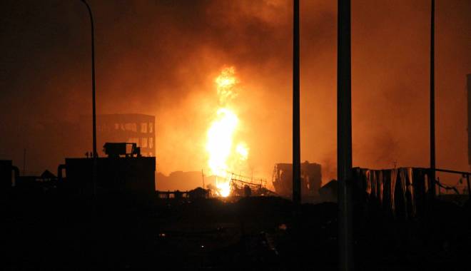 Sute de tone de cianură, păstrate în depozitele unde au avut loc explozii extrem de toxice - chinatianjinexplozii6-1439804800.jpg
