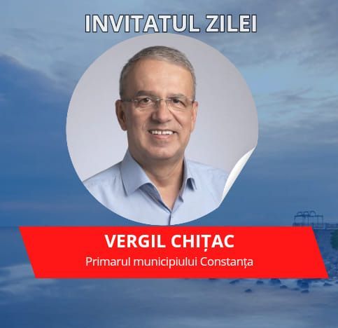 Nu ratați! Primarul Vergil Chițac vine la Trustul de Presă Cuget Liber, în platoul Antena 3 Constanța