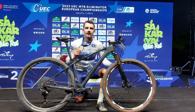Românul Ede Molnar, campion european la mountain bike cross-country eliminator - ciclist-campion-1698672428.jpg