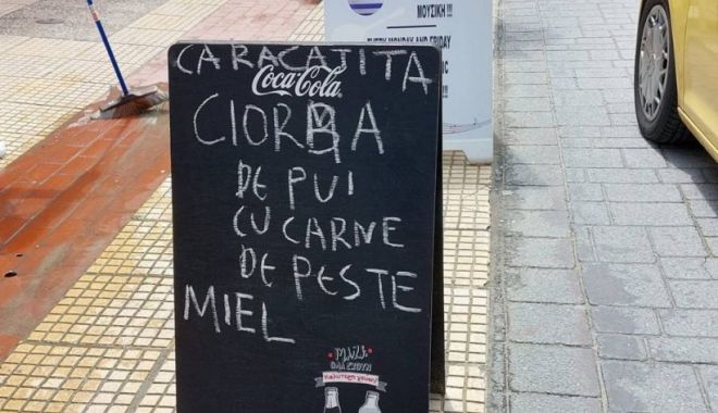 Românii, invitați să mănânce "ciorbă de pui cu carne de pește miel", la un restaurant din Grecia