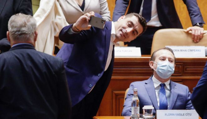 Florin Cîţu a fost văzut discutând cu liderul AUR, George Simion - cituaur-1635694428.jpg