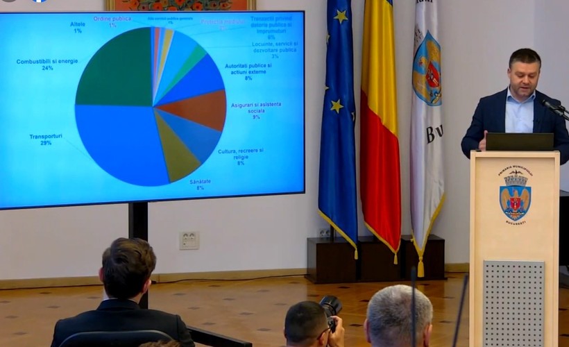 Primăria Bucureștiului "se îneacă" în datorii. "Doar STB are debite de 1,3 miliarde de lei"