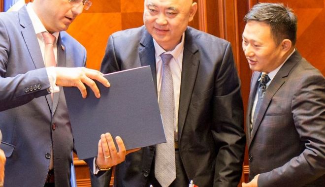 Delegație din Shanghai, vizită la CJC. 