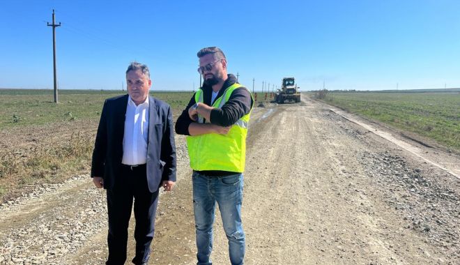 Mihai Lupu supraveghează atent lucrările de la podul dintre Năvodari şi Corbu