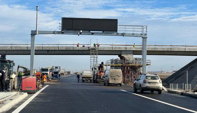 CNAIR: Au fost reluate lucrările pentru finalizarea construcţiei A0 Sud între A2 şi DN5