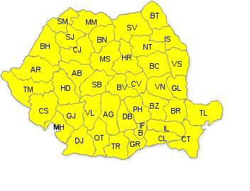 Cod galben de vijelii, ploi și răcire accentuată, de azi la prânz până sâmbătă după-amiază - codgalben-1308911375.jpg