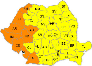 Maxime  de 31 de grade Celsius și posibile câteva averse de ploaie, astăzi, pe litoral - codgalben3iulie-1341417302.jpg