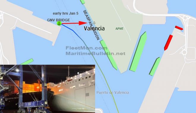 Coliziune între două nave în portul Valencia - coliziuneintredouanaveinportulva-1641482495.jpg