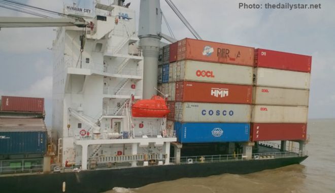 Coliziune între două nave la sud de Bangladesh - coliziuneintredouanavelasuddeban-1650293423.jpg