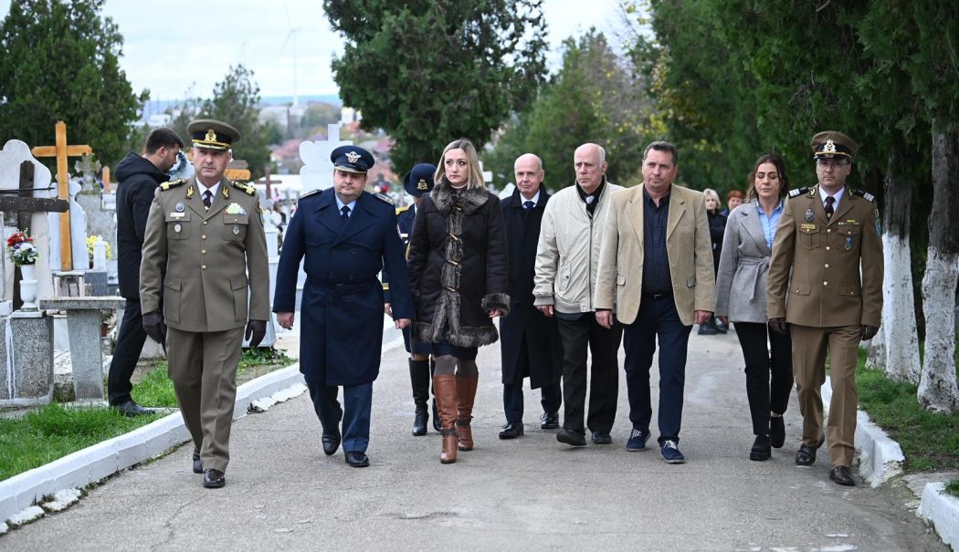 Eroii nu mor niciodată! Ziua Armistițiului, comemorată la Medgidia