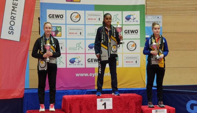 Constănţeanca Elena Zaharia, medalie de bronz la Europa Top 10 la tenis de masă - constanteanca-1602597158.jpg