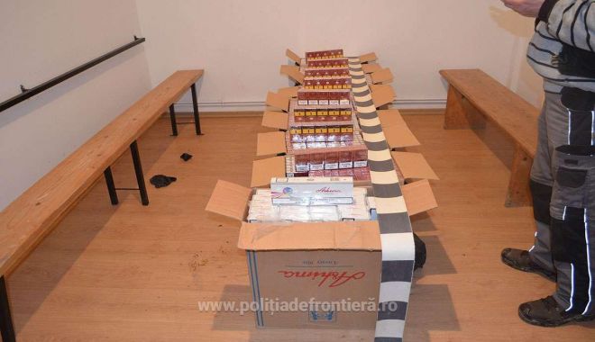 Doi cetățeni români cercetați pentru contrabandă și 16.900 de pachete cu țigări confiscate - contrabanda-1554198926.jpg