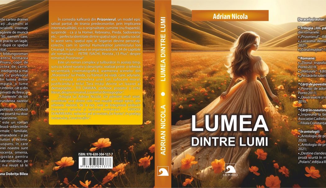 Fostul comisar șef Adrian Nicola mai lansează un roman, la Biblioteca Județeană - coperta-lansare-1728290316.jpg