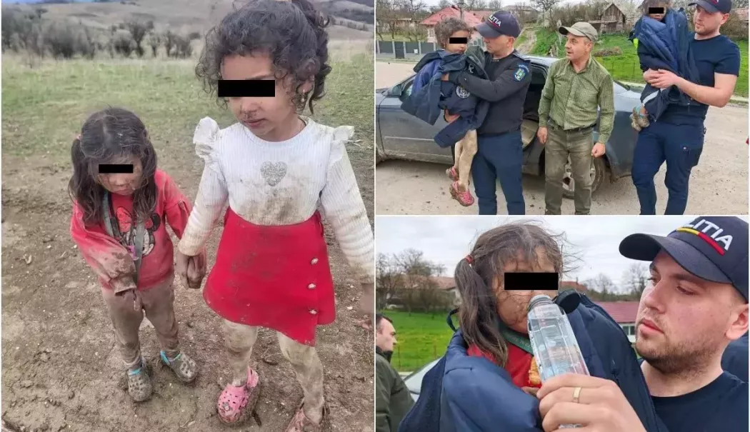 Fetițele dispărute din Târnăveni, găsite în pădure după 24 de ore de căutări - copile-1774885583.webp