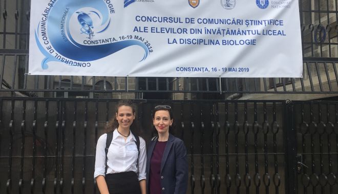 Cosmina Theodora Ion, premiată la biologie - cosminapremiata-1558386077.jpg