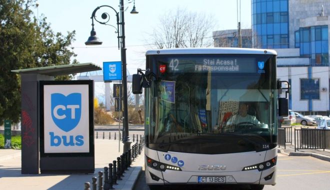 Autobuzele CT Bus, suspendate pe șase trasee. 