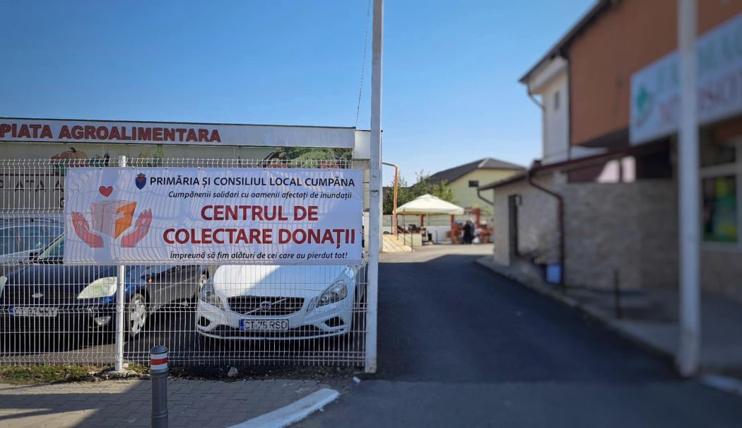 Primăria Cumpăna, alături de sinistraţii din Galaţi
