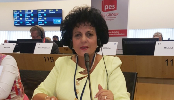 România, reprezentată  de primarul Mariana Gâju  la Comitetul European  al Regiunilor - cumpanamarianagaju-1500047601.jpg