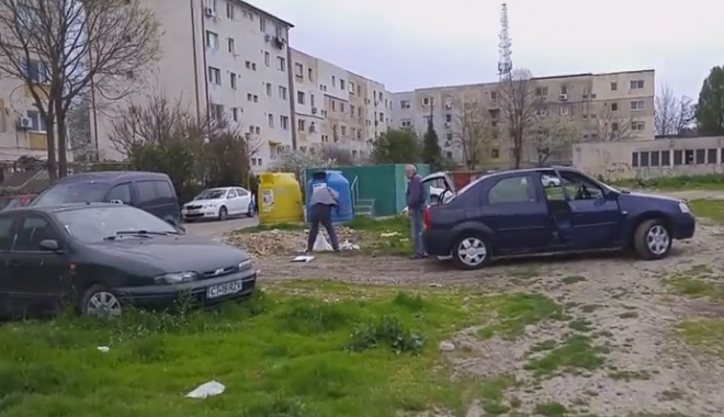 VIDEO / Doi bărbați, amendați după ce au aruncat gunoaie între blocuri, în Inel II - curatenie-1460279219.jpg