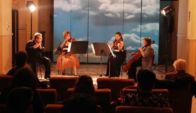 Recitalul cvartetului Ovidius, la Teatrul 