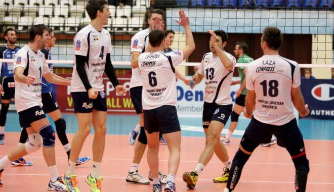 Volei: CVM Tomis, calificată în primele 12 echipe ale Ligii Campionilor - cvmtomis1-1418785069.jpg