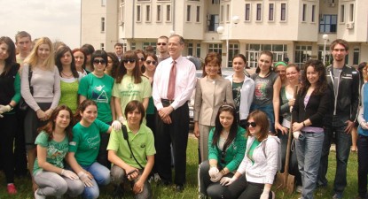 Ambasadorul Statelor Unite, pentru prima dată la Universitatea 
