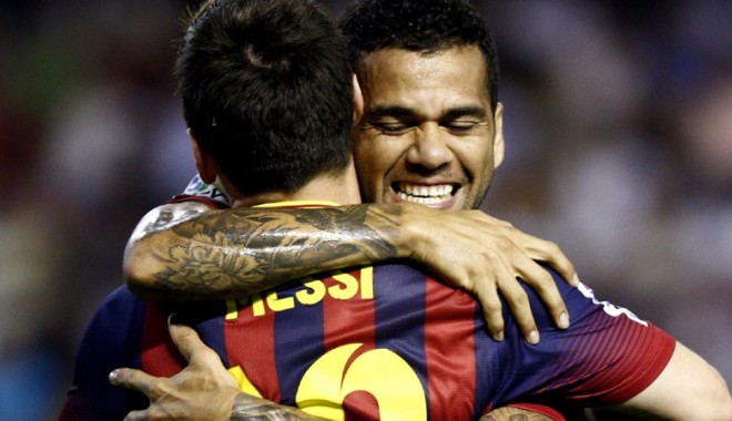 Gest incredibil al fundașului Barcelonei, Dani Alves - danialves-1398689105.jpg