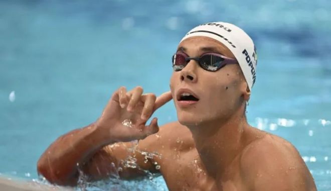 David Popovici, încă o medalie de aur la Campionatul Naţional în bazin de 25 de metri