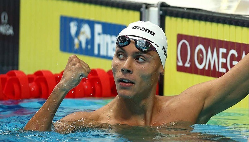 David Popovici a luat aurul și a câștigat un nou titlu de campion european la 100 de metri liber