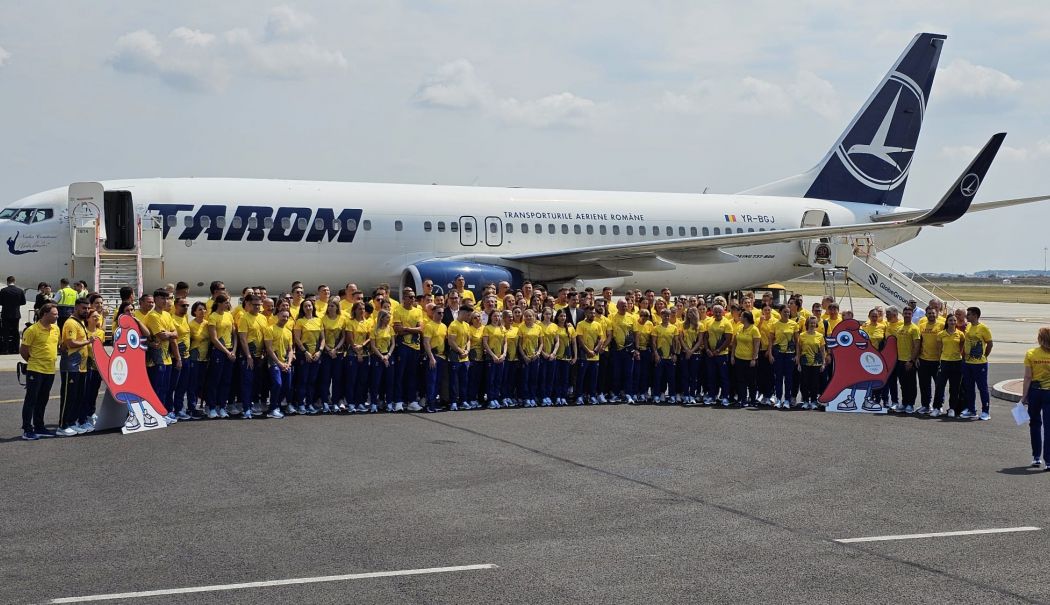 Delegația olimpică a României a plecat la Paris, la bordul aeronavei Tarom – Nadia Comăneci - delegatia-olimpica-a-plecat-la-p-1721563183.jpeg