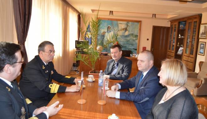 Delegație  din Polonia,  la Academia Navală  