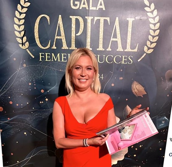 Conf. univ. dr. Denis Ibadula, premiată la Gala Capital Femei de Succes, ediţia 2024