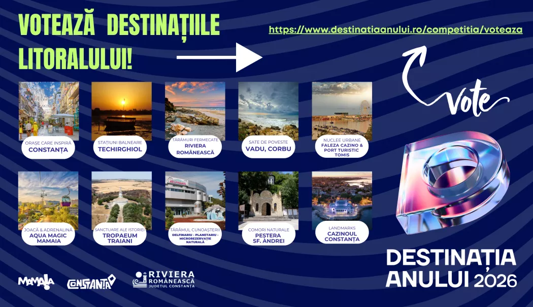 Mai sunt doar trei zile în care poți vota destinațiile litoralului în „Destinația Anului 2026” - destinatia-anului-1776930798.webp