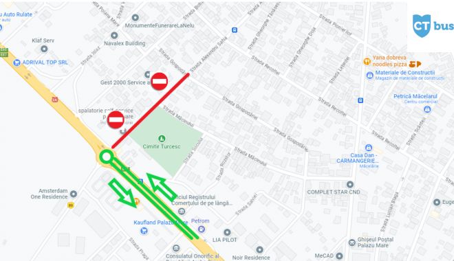 Astăzi, autobuzele liniei 3 circulă pe traseu deviat - deviere-linia-3-1-1688126122.png