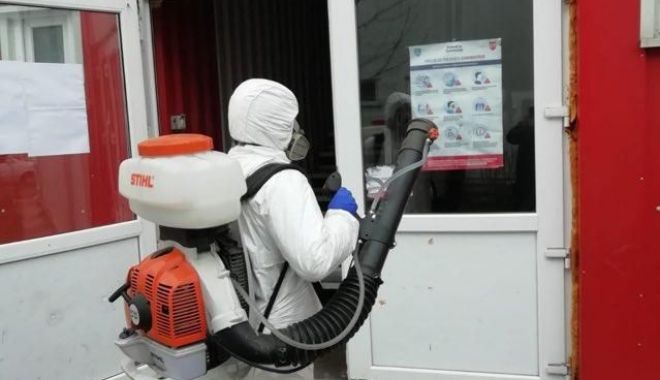 RAEDPP dezinfectează în Campusul Social 