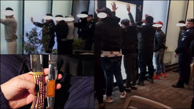 "Distracţie" încheiată cu amendă. Mai mulţi indivizi aruncau cu zăpadă în trecători, în faţa unui mall
