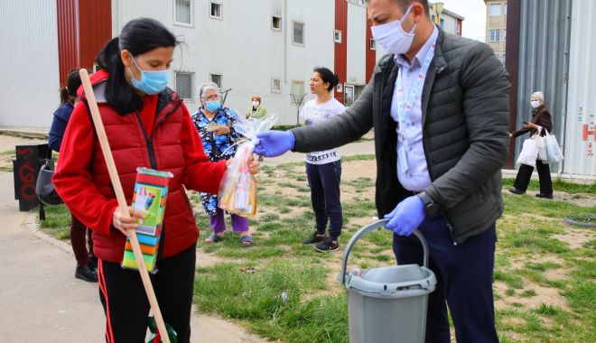 Kit-uri de igienă personală se distribuie în cadrul proiectului 