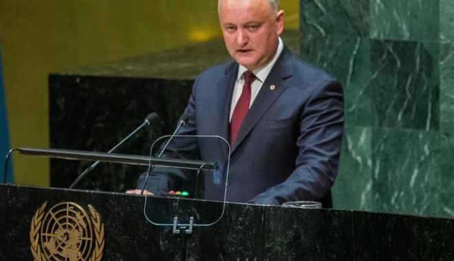 Dodon solicită recunoașterea și respectarea de facto a statutului de neutralitate al Republicii Moldova - dodon-1569587897.jpg