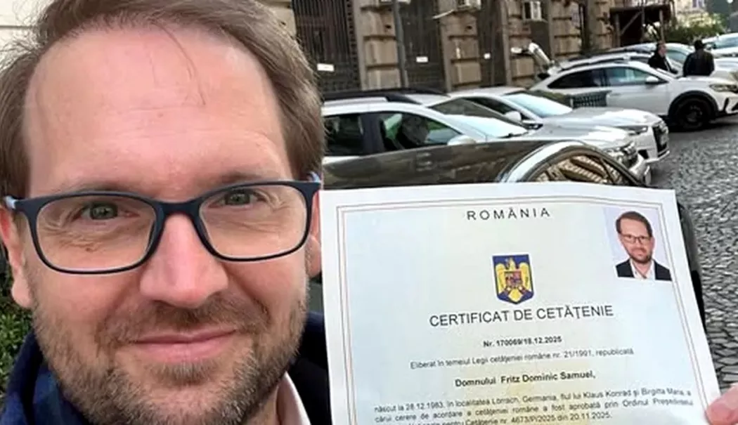 Dominic Fritz a devenit cetățean român cu acte în regulă - dominic-bun-1766057846.webp