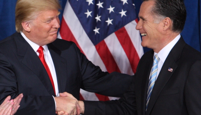 Trump se întâlnește sâmbătă cu Mitt Romney, favorit la postul de secretar de Stat - donaldtrump-1480750094.jpg
