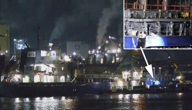 Două cargouri s-au ciocnit în Canalul Ghent Terneuzent - douacargourisauciocnitincanalulg-1556882725.jpg