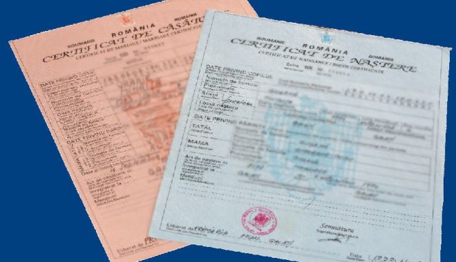 Patru dintre serviciile de stare civilă, la un click distanţă