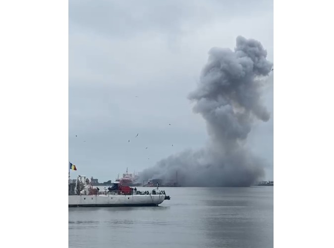Oficial de la MApN! Drona maritimă care a explodat în Portul Constanța nu a făcut victime