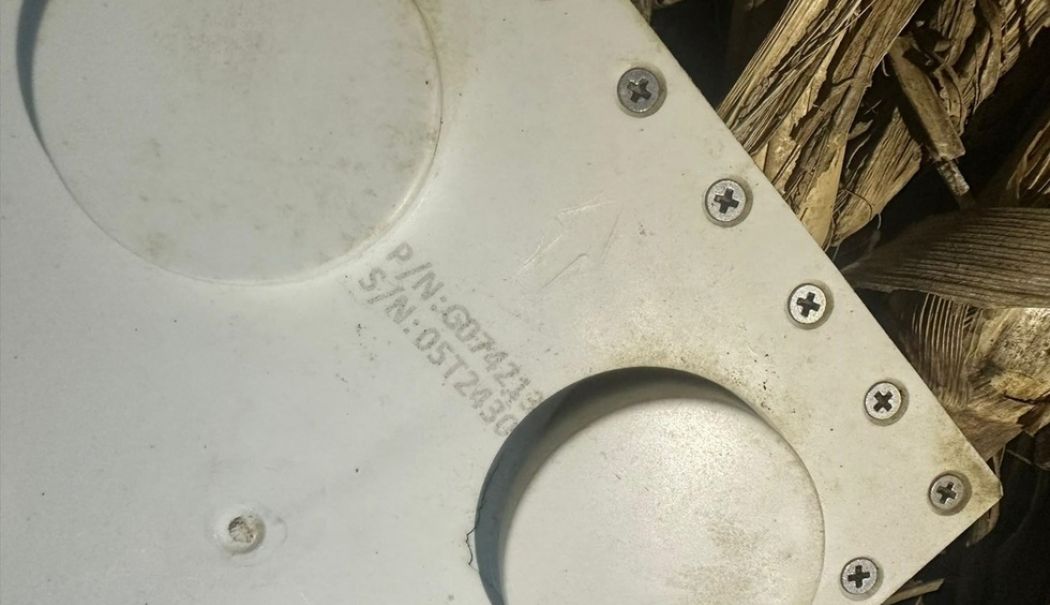 Fragmente de dronă rusească găsite în comuna Plauru - drona2-1727183652.jpg