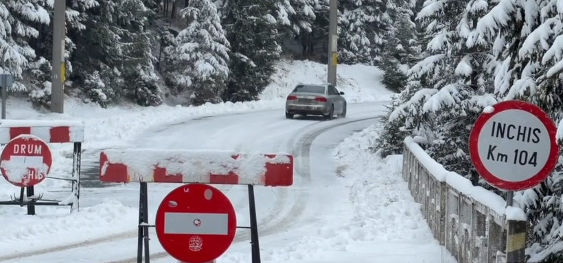 Poliția face verificări după ce mai mulți șoferi au intrat pe un tronson închis, pe Transfăgărășan - drum-1766681004.webp
