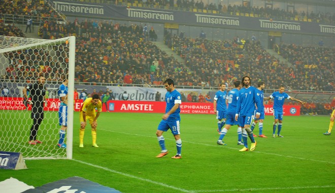 ROMÂNIA - GRECIA, scor 1-1. 