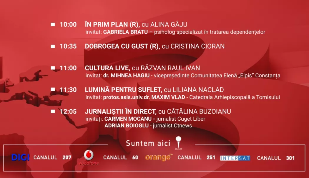 Programul zilei de duminică, 15 martie, de la Antena 3 Constanța - duminica-1773419750.webp